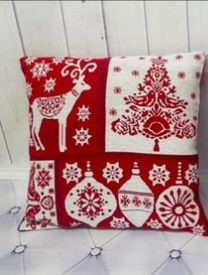 Наволочка Гобеленовая Новогодняя 45х45 см NAVGN Наволочка Гобеленовая Новогодняя 45х45 см NAVGN