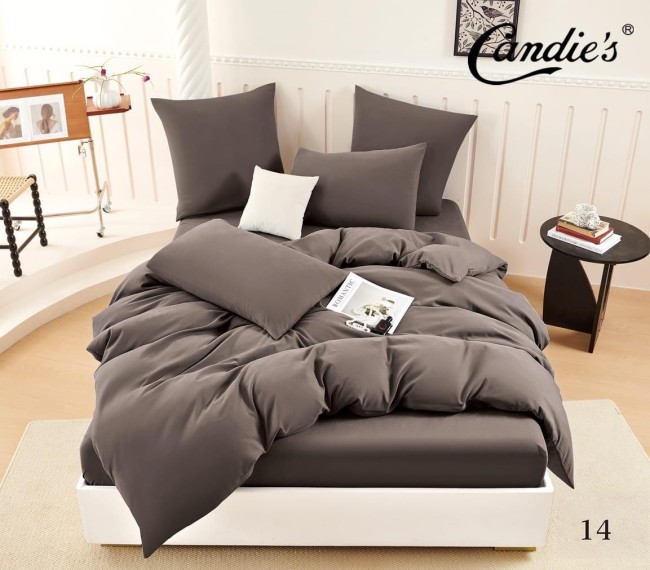 КПБ Candie's Бархат Сатин с простыней на резинке по кругу CANBSR14