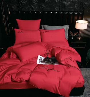 КПБ Candie's однотонный с вышивкой на резинке по кругу CANOVR006 КПБ Candie's однотонный с вышивкой на резинке по кругу CANOVR006