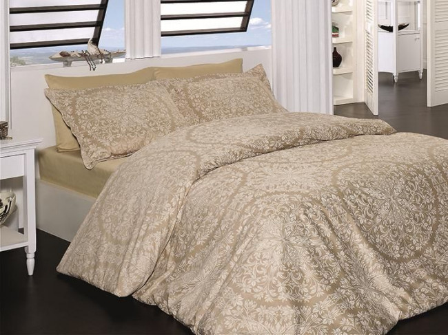 Постельное бельё First Choice Cotton Satin Venessa camel