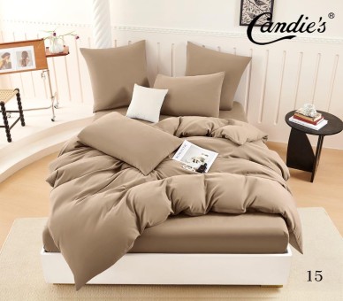 КПБ Candie's Бархат Сатин с простыней на резинке по кругу CANBSR15