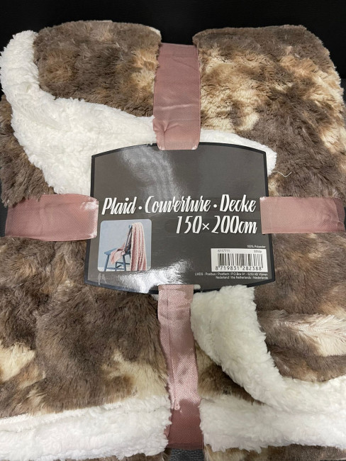 Плед двухсторонний 1,5 спальный PL1.5