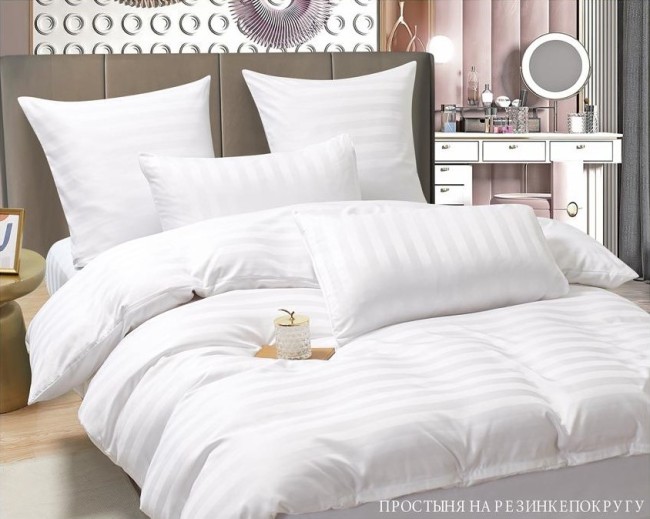 КПБ Boris Cтрайп-сатин на резинке по кругу BORSSR09 КПБ Boris Cтрайп-сатин на резинке по кругу BORSSR09