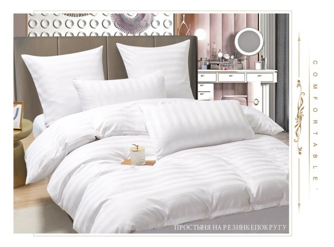 КПБ Boris Cтрайп-сатин на резинке по кругу BORSSR09 КПБ Boris Cтрайп-сатин на резинке по кругу BORSSR09