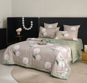 Одеяло Mency  двухстороннее  с простыней и наволочками ODMENHD08