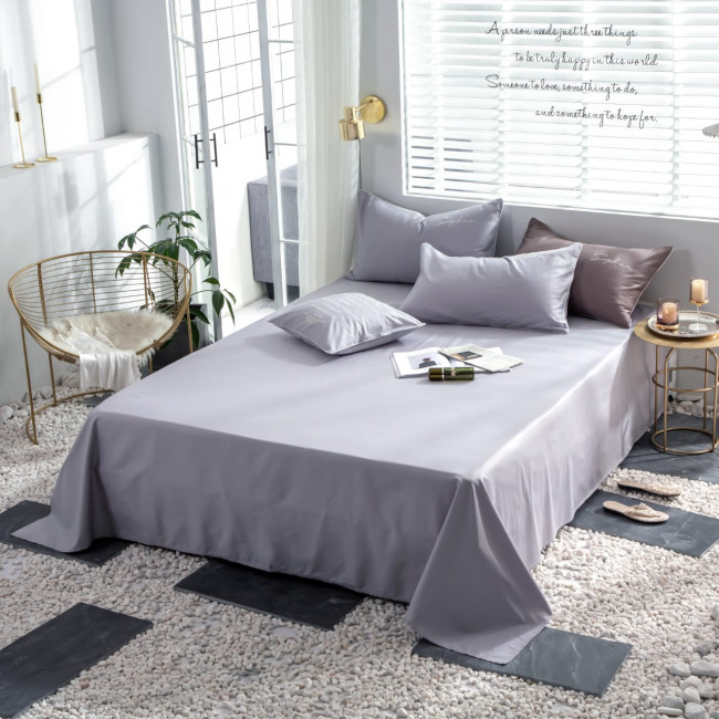 КПБ Mency однотонный с вышивкой MENO014 КПБ Mency однотонный с вышивкой MENO014