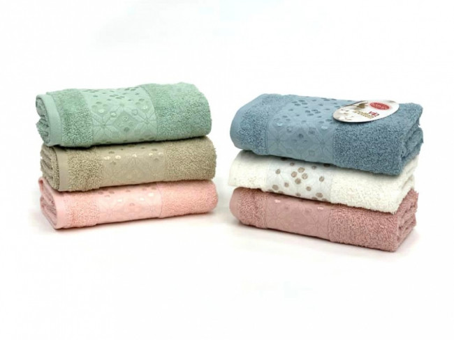 Комплект полотенец 6 шт. NAGIHAN махра