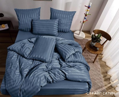 КПБ Candie's Страйп-сатин на резинке по кругу CANSSR012 КПБ Candie's Страйп-сатин на резинке по кругу CANSSR012