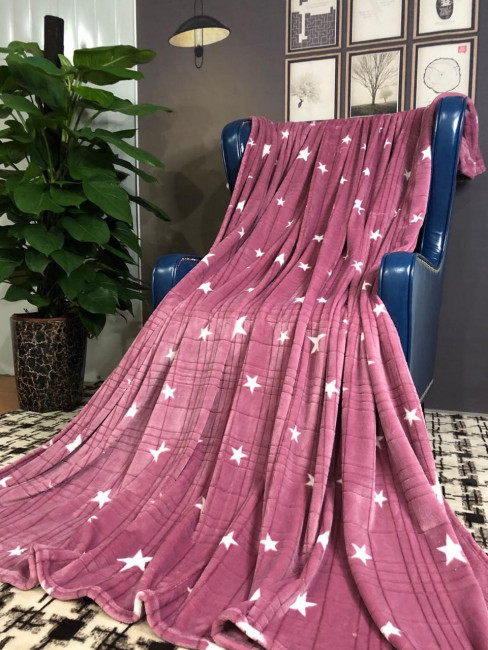 Плед плюшевый ЗВЕЗДОЧКИ PLZV (B059C) Плед плюшевый ЗВЕЗДОЧКИ PLZV (B059C)