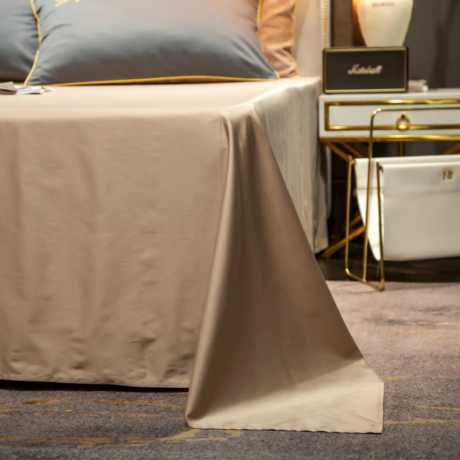 КПБ Mency однотонный с вышивкой MENO019 КПБ Mency однотонный с вышивкой MENO019