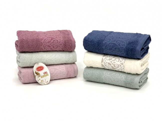 Комплект полотенец 6 шт. CIGDEM махра