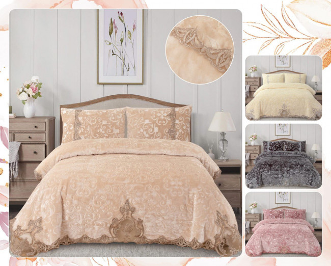 Покрывало Велюровое BELLA HOME Y-04 Покрывало Велюровое BELLA HOME Y-04