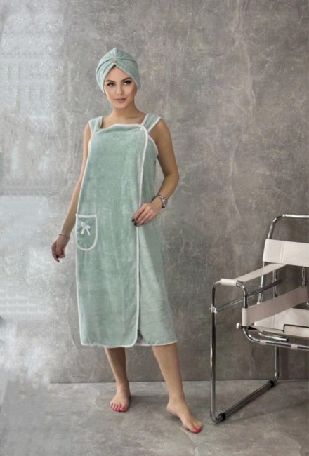 Сауна махра женская 2 предмета ZZRBQ Сауна махра женская 2 предмета ZZRBQ