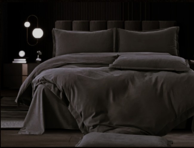 КПБ Boris Бархатный Сатин однотонный BORBSO028 КПБ Boris Бархатный Сатин однотонный BORBSO028