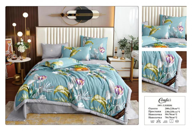 Одеяло Candie’s Cotton с простыней и наволочками ODCANC021 Одеяло Candie’s Cotton с простыней и наволочками ODCANC021
