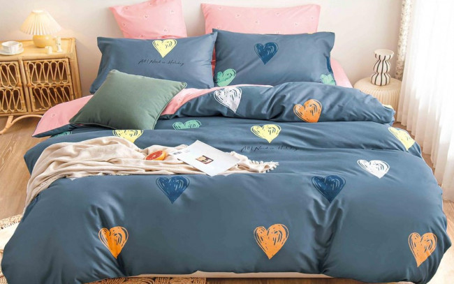 КПБ ALANNA Сатин в коробке ALAB068