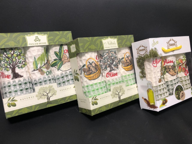 Набор кухонных салфеток вафельный 3шт. 35х50