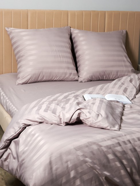 КПБ Candie's Страйп-сатин на резинке по кругу CANSSR016