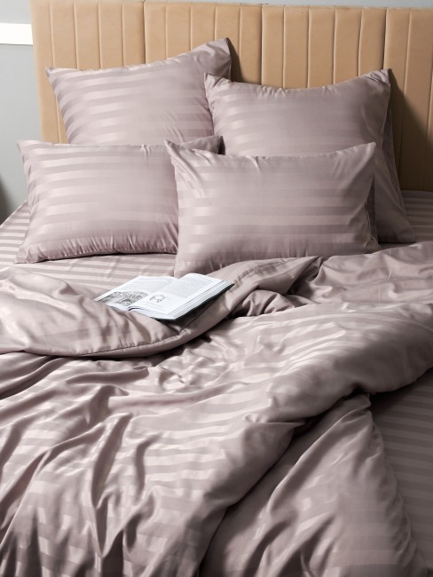 КПБ Candie's Страйп-сатин на резинке по кругу CANSSR016