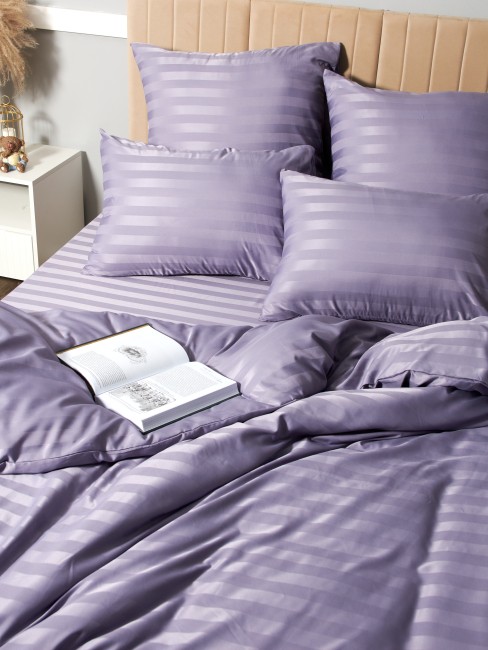 КПБ Candie's Страйп-сатин на резинке по кругу CANSSR017