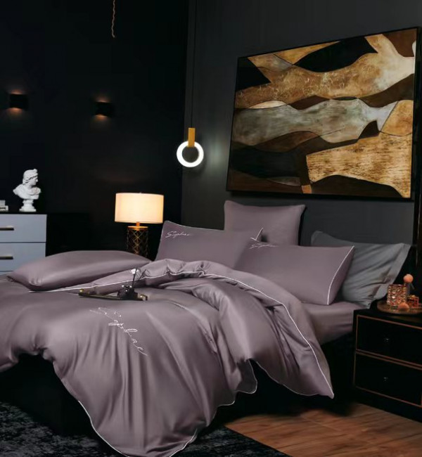 КПБ Candie's однотонный с вышивкой на резинке по кругу CANOVR016 КПБ Candie's однотонный с вышивкой на резинке по кругу CANOVR016